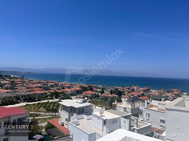 Çeşme Çiftlikköyde Her Kattan Deniz Manzaralı Satılık Villa - Görsel 28
