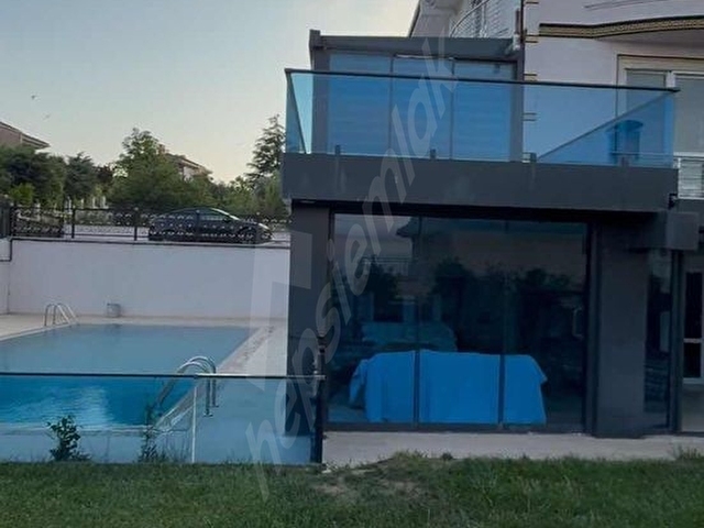 DOST KENT VİLLALARINDA SATILIK TRİPLEX VİLLA 1250 arsa üzerinde - Görsel 20