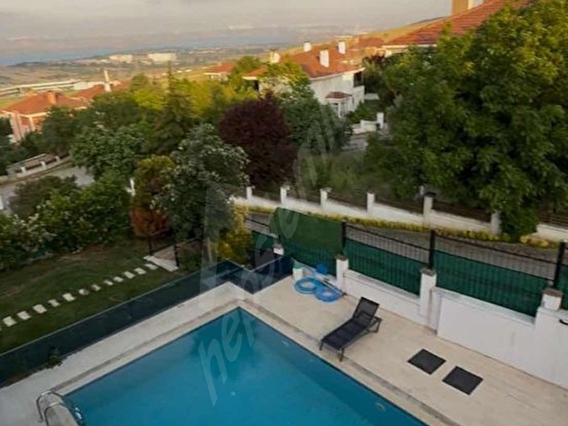 DOST KENT VİLLALARINDA SATILIK TRİPLEX VİLLA 1250 arsa üzerinde - Görsel 6