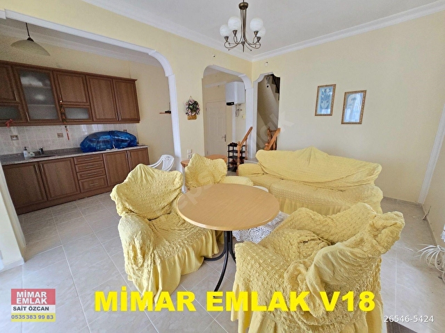 ERİKLİ SATILIK MÜSTAKİL BAHÇELİ VİLLA DENİZ MANZARALI 6+2=300M2 - Görsel 17
