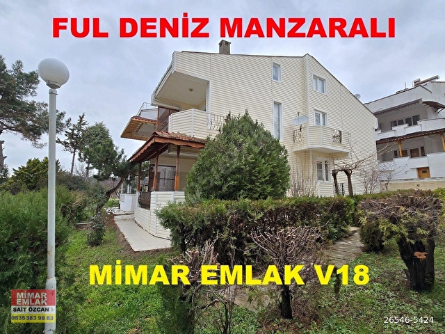 ERİKLİ SATILIK MÜSTAKİL BAHÇELİ VİLLA DENİZ MANZARALI 6+2=300M2 - Görsel 2