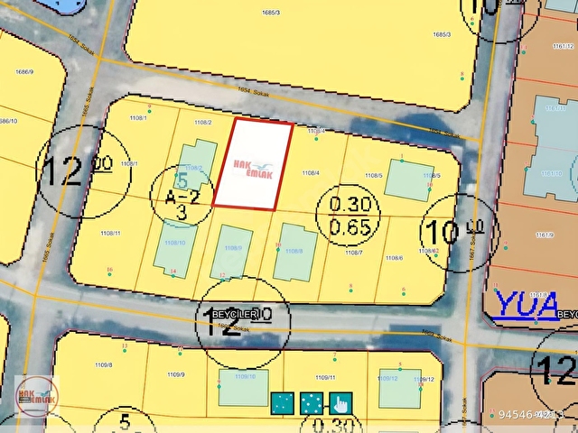 Hak Emlaktan Beyciler Mh Villa Yapımına Uygun Satılık 328m² Arsa - Görsel 4