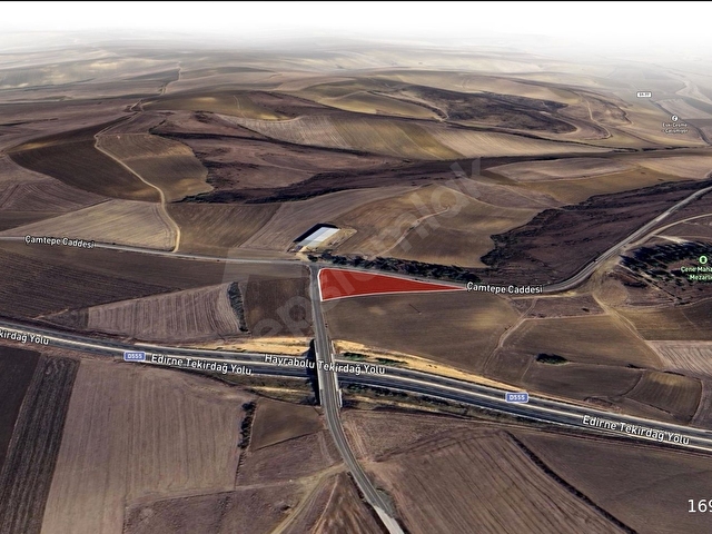 ACİLL HAYRABOLUNDA KÖŞE KONUMDA ANA YOLA 250M CEPHELİ 6.500m² - Görsel 9