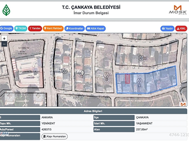 ÇANKAYA YAŞAMKENT YENİKENT SATILIK VİLLA ARSASI - Görsel 17