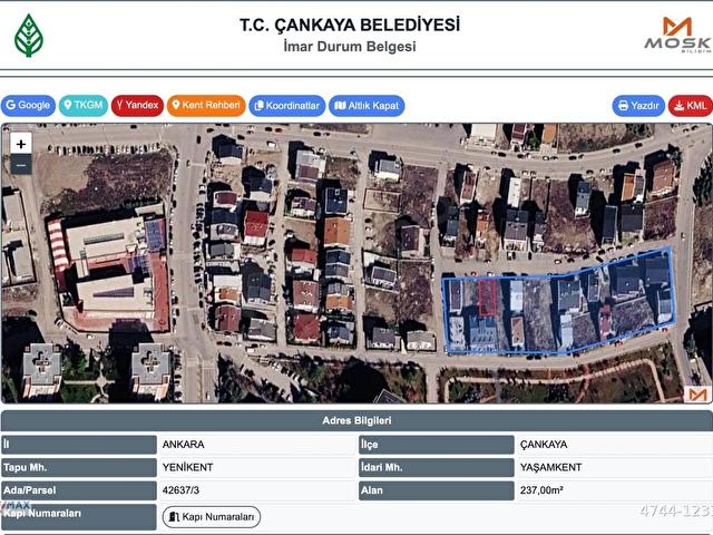 ÇANKAYA YAŞAMKENT YENİKENT SATILIK VİLLA ARSASI - Görsel 6