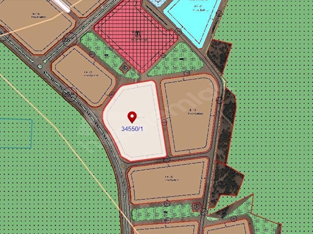 EVORA dan 25m CADDEYE CEPHE KÖK TAPU 130m² KONUT ARSASI