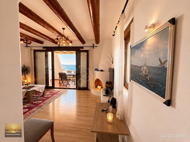 Bodrum Gümüşlükte satılık müstakil villa 9 adalar manzaralı ev - Görsel 5