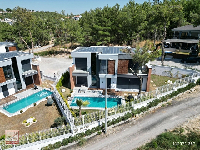 Kuşadası AkıllıEv Sistemli Müstakil Havuzlu EşyalıLüks 4+1 Villa - Görsel 5