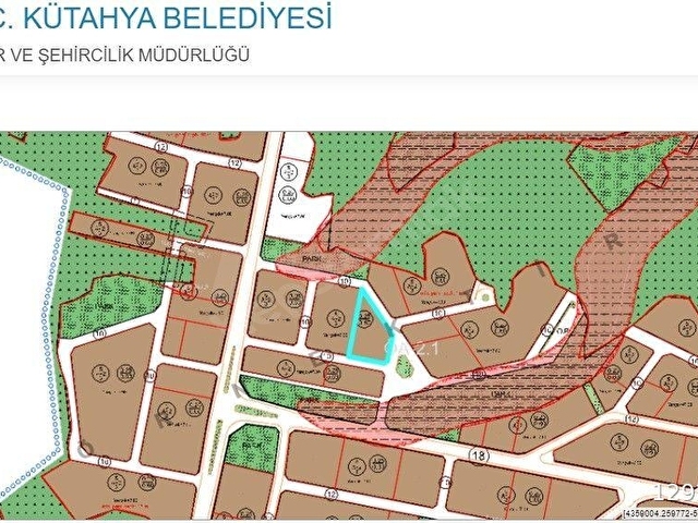 Kütahya Merkez Hacıazizler Mahallesi Fırsat Yatırım Villa İçin Uygun Konut İmarlı Satılık Köşe Arsa - Görsel 4