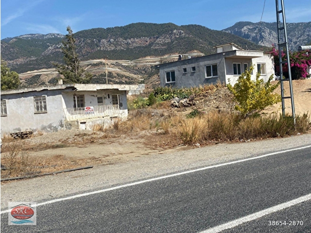Anamur Ermenek Yoluna Cepheli Satılık Ev ve Tarla - Görsel 4
