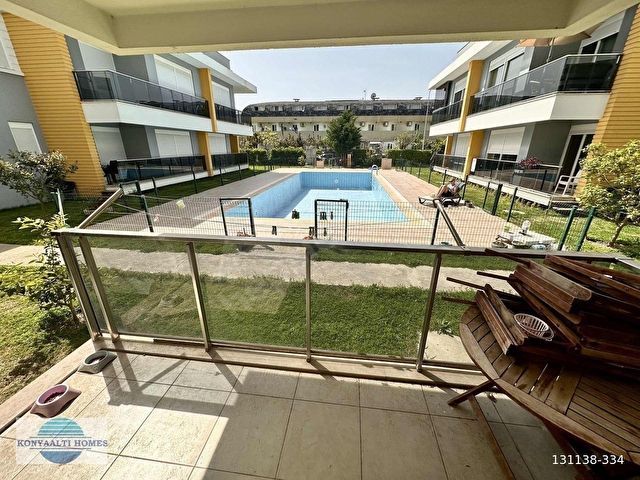 ANTALYA KEMERAĞZINDA HAVUZ MANZARALI SATILIK 1+1 DAİRE