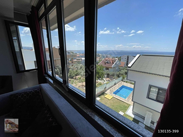 ÖDEN EMLAKTAN PANORAMİK DENİZ MANZARALI YENİ DUBLEX DAİRE - Görsel 5