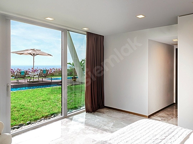 Otel Konseptli Marka Projede Manzaralı Özel Havuzlu 4+1 Villa - Görsel 12