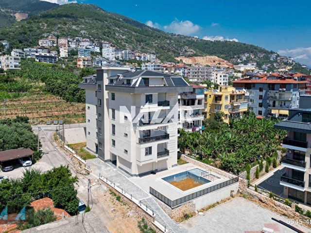 Alanya Saray’da Deniz Manzaralı 2+1 Dubleks Daire - Görsel 28