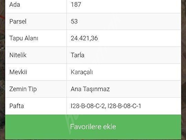 ÇELEN EMLAKTAN SATILIK YATIRIMLIK TARLA - Görsel 2
