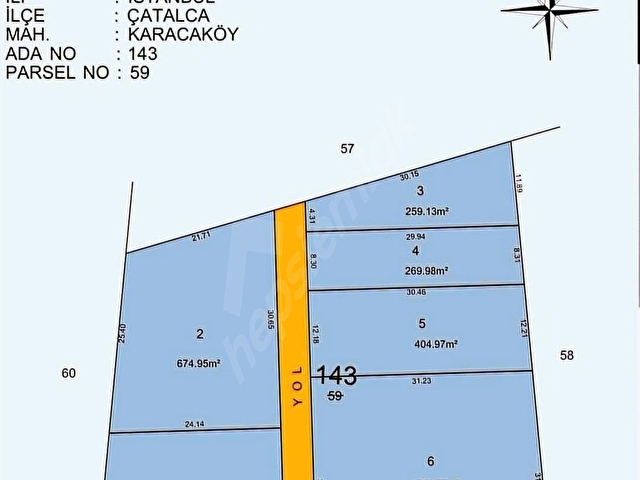 ÇATALCA KARACAKÖY 675 METRE(143/59)ARAÇ TAKAS İMKANI - Görsel 6