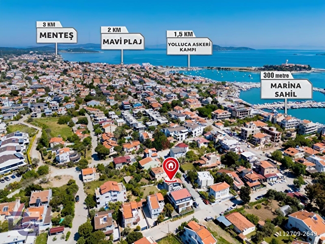 URLA ÇEŞMEALTI 495 M² ARSA İÇERİSİNDE SATILIK 3+1 VİLLA - Görsel 15