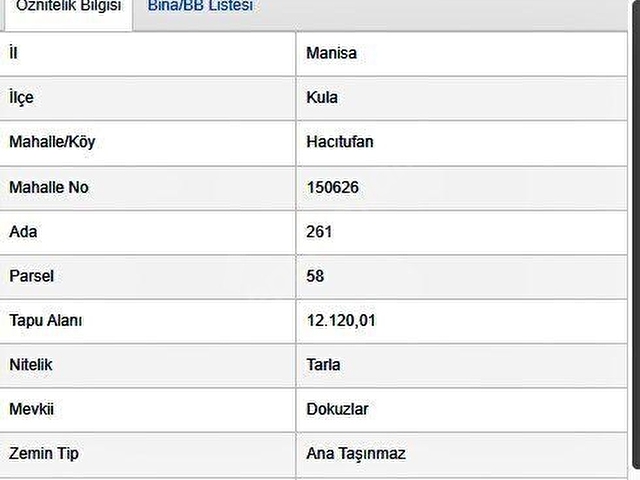İDENOVAdan Kula Hacıtufanda İmar Sınırında 12.120 m² Tarla - Görsel 2