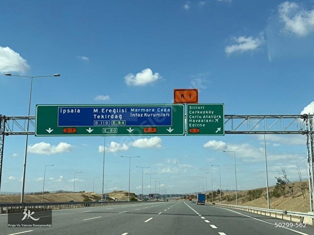 3KDAN SİLİVRİ SEYMEN 130 METRE YOL CEPHELİ FIRSAT 7298 M2 ARAZİ - Görsel 2
