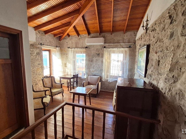AYVALIK MERKEZDE TARİHİ DOKUDA KİRALIK EŞYALI MÜSTAKİL EV - Görsel 19