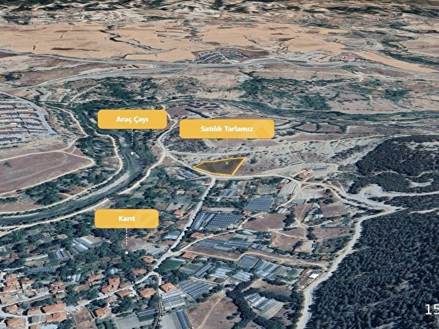 KARIT KÖYÜ YERLEŞİK ALANI İÇİNDE SATILIK TARLA - Görsel 11