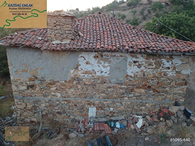 ÇANAKKALE BAYRAMİÇ KAYKILAR KÖYÜ 414 m2 MÜSTAKİL TAŞ KÖY EVİ - Görsel 21