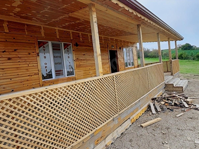 TEKİRDAĞ/ÇERKEZKÖY/KIZILPINAR/613m2 ARSA ÜZERİNDE 2+1 AHŞAP EV - Görsel 7