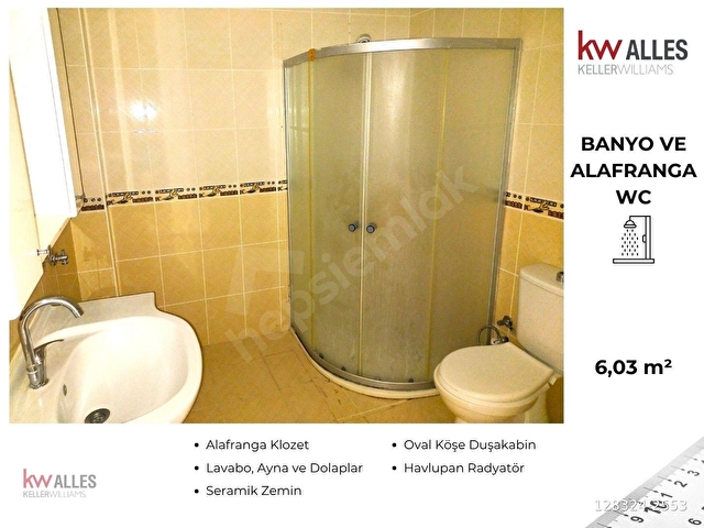 KW ALLES / OSMANGAZİ MAHALLESİNDE MERKEZİ KONUMDA TEMİZ 2+1 KİRALIK DAİRE - Görsel 27
