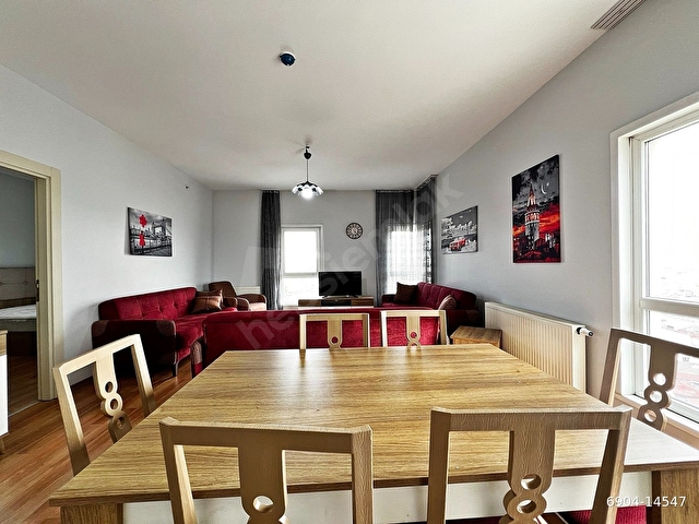 SİTE İÇİ ŞEHİR MANZARALI KİRALIK EŞYALI 1+1 FIRSAT DAİRE - Görsel 2