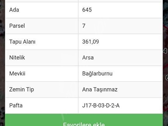 Pelitköy Sahili, 361 m2 Deniz Manzaralı Villa Arsası - Görsel 15