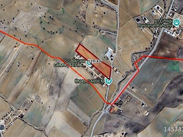 Çubuk Gümüşyayla Mah. Satılık Tek Tapu Yola Cephe 12329 m2 Tarla