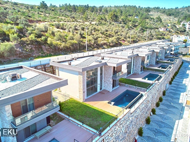 MUĞLA KIYIKIŞLACIK DA BODRUM MANZARALI SATILIK LÜKS VİLLA - Görsel 8