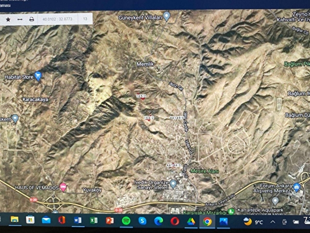 YENİMAHALLE YAKACIK 2187 M2 İMARSIZ ARAZİ MERKEZE YAKIN İMAR ÇALIŞMALARI  VAR CANAY GAYRİMENKUL - Görsel 6