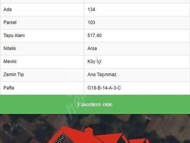 TEKİRDAĞ  NAİP MAHALLESİ SATILIK  517 m2  MÜSTAKİL ARSA - Görsel 4