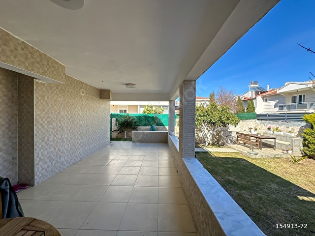 ALAÇATIDA SEZONLUK KİRALIK 3+1 MÜSTAKİL BAHÇELİ VİLLA - Görsel 12