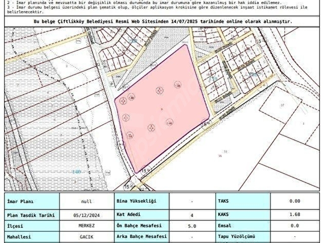 Yalova Çiftlikköyde Ruhsatı Alınmış 31.400 m² Konut Arsası - Görsel 6