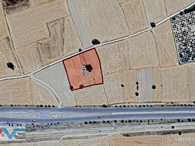 BURDURANTALYA KARAYOLUNA CEPHE 8.567 M² RESMİ YOLU OLAN TARLA - Görsel 4