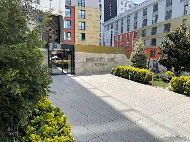 Bomonti Life Residenceda Güvenlikli-Otoparklı-Havuz Cephe Kiralık 1+1 Daire - Görsel 21