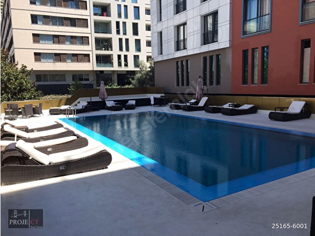 Bomonti Life Residenceda Güvenlikli-Otoparklı-Havuz Cephe Kiralık 1+1 Daire - Görsel 14