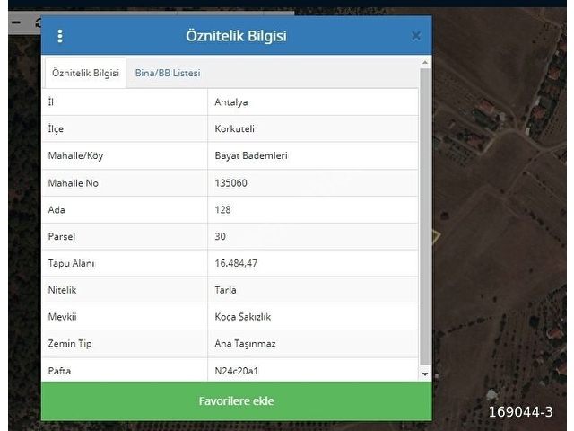 ANTALYA KORKUTELİ BAYATBADEMLERİNDE SATILIK TARLA 16484 M2 - Görsel 3
