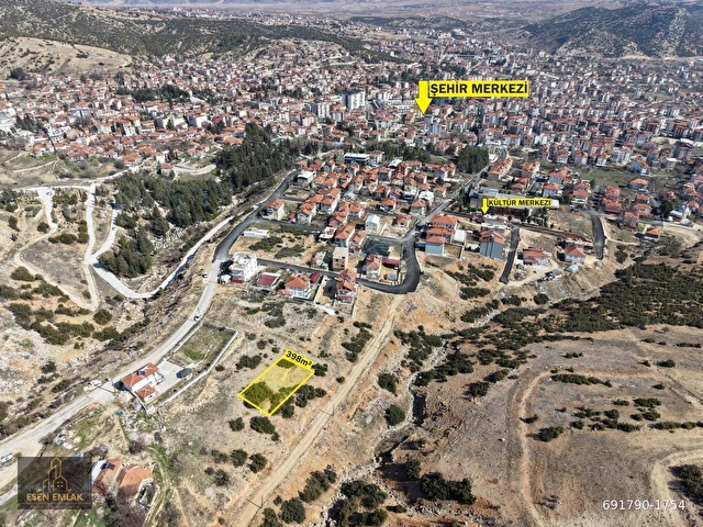 ESEN EMLAKTAN KÜLTÜR MERKEZİ ÜSTÜNDE 398m² İMARLI SATILIK ARSA - Görsel 2