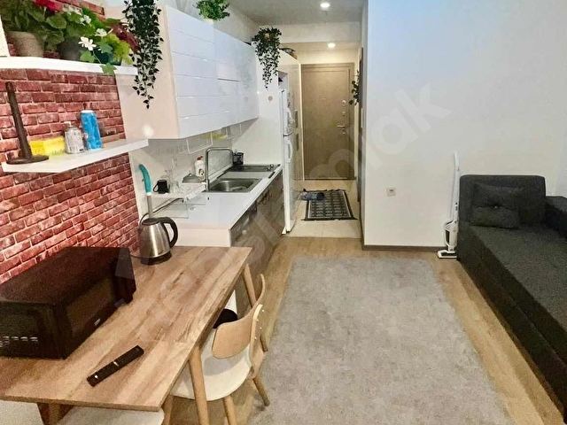 NEW POİNTTEN SEMBOL İSTANBUL SİTESİNDE 1+0 EŞYALI DAİRE - Görsel 8