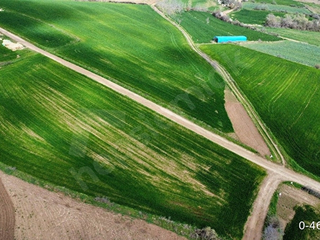 Küçünlü köyü girişine 350 metre yol kenarı yatırımlık tarla. - Görsel 13