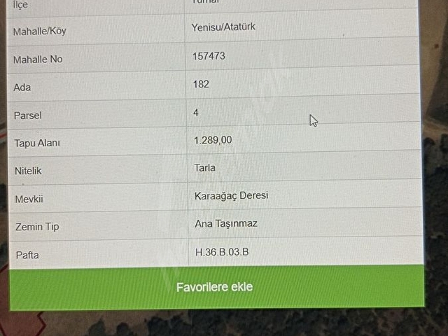 YENİSU KÖYÜNDE ÇOK İYİ YERLERDE 5 TARLA - Görsel 5
