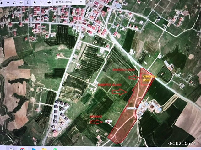 KIZILPINAR KAMPÜS PROJESİ YANINDA 400M2 İMARLI ARSA TEK TAPU - Görsel 21