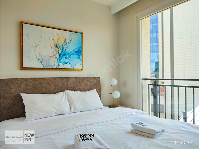 S Levent 3+1 Eşyalı Kiralık Teraslı Dubleks Daire Beşiktaş (745) - Görsel 24