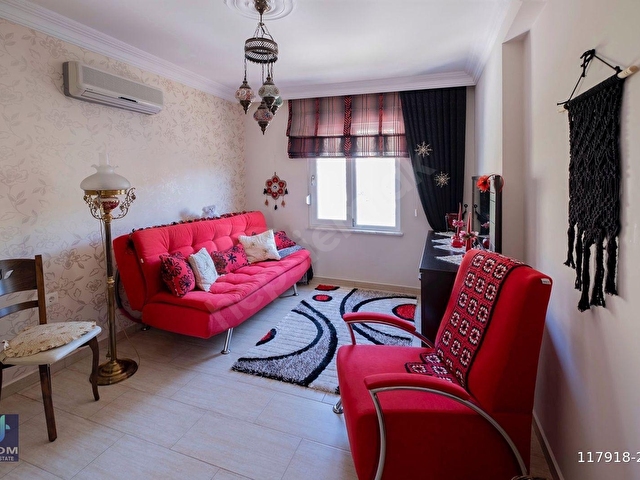 CİKCİLLİDE HAVUZLU SİTEDE MANZARALI EŞYALI 2+1 DAİRE - Görsel 5