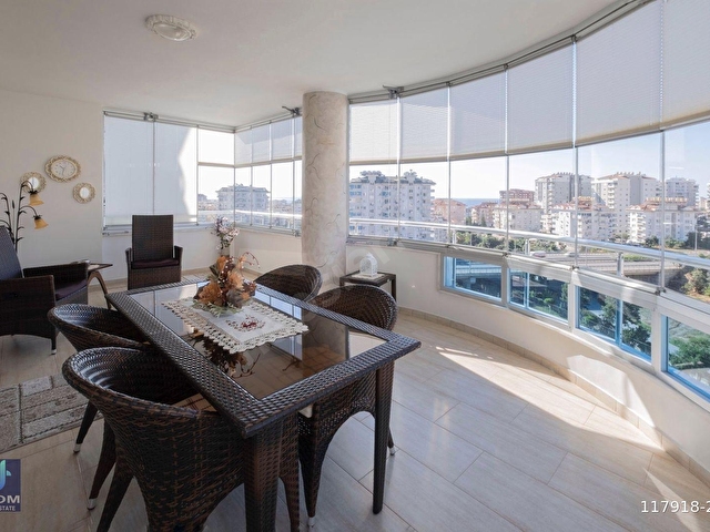 CİKCİLLİDE HAVUZLU SİTEDE MANZARALI EŞYALI 2+1 DAİRE - Görsel 14