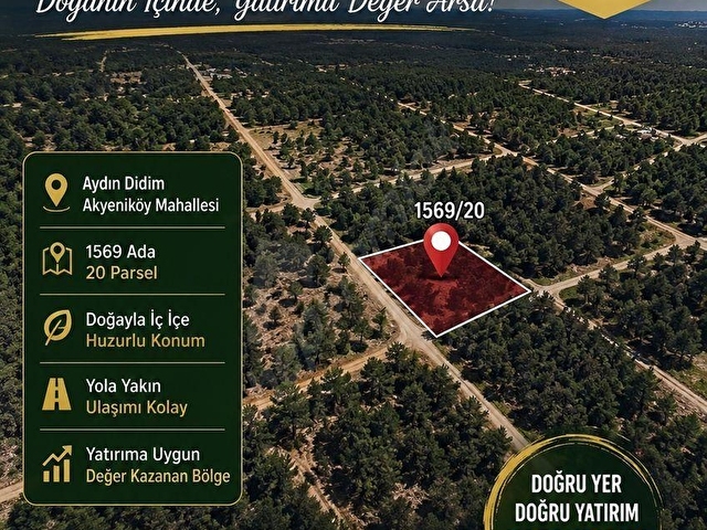 Aydın Didim Bozseki Yatırımlık Arsa