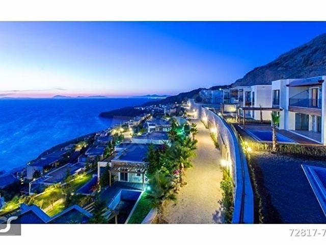 Bodrum Yalıkavak Plajlı Sitede 3+1,160 m2,Deniz Manzaralı,Bahçeli Kiralık Lux Eşyalı Dubleks - Görsel 2